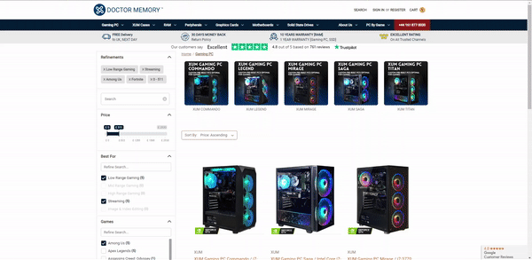 graphics card filter